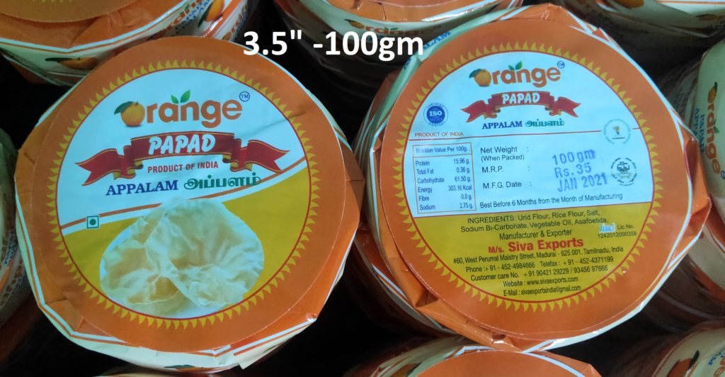 3.5 inch size - 100 gram orange appalam, appalam manufacturers in india, papad manufacturers in india, appalam manufacturers in tamilnadu, papad manufacturers in tamilnadu, appalam manufacturers in madurai, papad manufacturers in madurai, appalam exporters in india, papad exporters in india, appalam exporters in tamilnadu, papad exporters in tamilnadu, appalam exporters in madurai, papad exporters in madurai, appalam wholesalers in india, papad wholesalers in india, appalam wholesalers in tamilnadu, papad wholesalers in tamilnadu, appalam wholesalers in madurai, papad wholesalers in madurai, appalam distributors in india, papad distributors in india, appalam distributors in tamilnadu, papad distributors in tamilnadu, appalam distributors in madurai, papad distributors in madurai, appalam suppliers in india, papad suppliers in india, appalam suppliers in tamilnadu, papad suppliers in tamilnadu, appalam suppliers in madurai, papad suppliers in madurai, appalam dealers in india, papad dealers in india, appalam dealers in tamilnadu, papad dealers in tamilnadu, appalam dealers in madurai, papad dealers in madurai, appalam companies in india, appalam companies in tamilnadu, appalam companies in madurai, papad companies in india, papad companies in tamilnadu, papad companies in madurai, appalam company in india, appalam company in tamilnadu, appalam company in madurai, papad company in india, papad company in tamilnadu, papad company in madurai, appalam factory in india, appalam factory in tamilnadu, appalam factory in madurai, papad factory in india, papad factory in tamilnadu, papad factory in madurai, appalam factories in india, appalam factories in tamilnadu, appalam factories in madurai, papad factories in india, papad factories in tamilnadu, papad factories in madurai, appalam production units in india, appalam production units in tamilnadu, appalam production units in madurai, papad production units in india, papad production units in tamilnadu, papad production units in madurai, pappadam manufacturers in india, poppadom manufacturers in india, pappadam manufacturers in tamilnadu, poppadom manufacturers in tamilnadu, pappadam manufacturers in madurai, poppadom manufacturers in madurai, appalam manufacturers, papad manufacturers, pappadam manufacturers, pappadum exporters in india, pappadam exporters in india, poppadom exporters in india, pappadam exporters in tamilnadu, pappadum exporters in tamilnadu, poppadom exporters in tamilnadu, pappadum exporters in madurai, pappadam exporters in madurai, poppadom exporters in Madurai, pappadum wholesalers in madurai, pappadam wholesalers in madurai, poppadom wholesalers in Madurai, pappadum wholesalers in tamilnadu, pappadam wholesalers in tamilnadu, poppadom wholesalers in Tamilnadu, pappadam wholesalers in india, poppadom wholesalers in india, pappadum wholesalers in india, appalam retailers in india, papad retailers in india, appalam retailers in tamilnadu, papad retailers in tamilnadu, appalam retailers in madurai, papad retailers in madurai, appalam, papad, Siva Exports, Orange Appalam, Orange Papad, Appalam Chips, Paai Appalam, Appalam Poo, Appala Poo, Papad Chips, Lion Brand Appalam, Siva Appalam, Lion brand Papad, Sivan Appalam, Orange Pappadam, appalam, papad, papadum, papadam, papadom, pappad, pappadum, pappadam, pappadom, poppadom, popadom, poppadam, popadam, poppadum, popadum, appalam manufacturers, papad manufacturers, papadum manufacturers, papadam manufacturers, pappadam manufacturers, pappad manufacturers, pappadum manufacturers, pappadom manufacturers, poppadom manufacturers, papadom manufacturers, popadom manufacturers, poppadum manufacturers, popadum manufacturers, popadam manufacturers, poppadam manufacturers, cumin appalam, red chilli appalam, green chilli appalam, pepper appalam, garmic appalam, calcium appalam, plain appalam manufacturers in india,tamilnadu,madurai plain appalam manufacturers in india, cumin appalam manufacturers in india, pepper appalam manufacturers in india, red chilli appalam manufacturers in india,, green chilli appalam manufacturers in india, garlic appalam manufacturers in india, calcium appalam manufacturers in india, plain Papad manufacturers in india, cumin Papad manufacturers in india, pepper Papad manufacturers in india, red chilli Papad manufacturers in india,, green chilli Papad manufacturers in india, garlic Papad manufacturers in india, calcium Papad manufacturers in india, plain appalam manufacturers in Tamilnadu, cumin appalam manufacturers in Tamilnadu, pepper appalam manufacturers in Tamilnadu, red chilli appalam manufacturers in Tamilnadu, green chilli appalam manufacturers in Tamilnadu, garlic appalam manufacturers in Tamilnadu, calcium appalam manufacturers in Tamilnadu, plain Papad manufacturers in Tamilnadu, cumin Papad manufacturers in Tamilnadu, pepper Papad manufacturers in Tamilnadu, red chilli Papad manufacturers in Tamilnadu,, green chilli Papad manufacturers in Tamilnadu, garlic Papad manufacturers in Tamilnadu, calcium Papad manufacturers in Tamilnadu, plain appalam manufacturers in madurai, cumin appalam manufacturers in madurai, pepper appalam manufacturers in madurai, red chilli appalam manufacturers in madurai, green chilli appalam manufacturers in madurai, garlic appalam manufacturers in madurai, calcium appalam manufacturers in madurai, plain Papad manufacturers in madurai, cumin Papad manufacturers in madurai, pepper Papad manufacturers in madurai, red chilli Papad manufacturers in madurai,, green chilli Papad manufacturers in madurai, garlic Papad manufacturers in madurai, calcium Papad manufacturers in madurai, appalam manufacturers, papad manufacturers, pappadam manufacturers, papadum manufacturers, papadam manufacturers, pappad manufacturers, pappadum manufacturers, poppadom manufacturers, papadom manufacturers, popadom manufacturers, poppadum manufacturers, popadum manufacturers, popadam manufacturers, poppadam manufacturers, pappadom manufacturers, appalam manufacturers in india, papad manufacturers in india, pappadam manufacturers in india, papadum manufacturers in india, papadam manufacturers in india, pappad manufacturers in india, pappadum manufacturers in india, poppadom manufacturers in india, papadom manufacturers in india, popadom manufacturers in india, poppadum manufacturers in india, popadum manufacturers in india, popadam manufacturers in india, poppadam manufacturers in india, pappadom manufacturers in india, appalam manufacturers in tamilnadu, papad manufacturers in tamilnadu, pappadam manufacturers in tamilnadu, papadum manufacturers in tamilnadu, papadam manufacturers in tamilnadu, pappad manufacturers in tamilnadu, pappadum manufacturers in tamilnadu, poppadom manufacturers in tamilnadu, papadom manufacturers in tamilnadu, popadom manufacturers in tamilnadu, poppadum manufacturers in tamilnadu, popadum manufacturers in tamilnadu, popadam manufacturers in tamilnadu, poppadam manufacturers in tamilnadu, pappadom manufacturers in tamilnadu, appalam manufacturers in madurai, papad manufacturers in madurai, pappadam manufacturers in madurai, papadum manufacturers in madurai, papadam manufacturers in madurai, pappad manufacturers in madurai, pappadum manufacturers in madurai, poppadom manufacturers in madurai, papadom manufacturers in madurai, popadom manufacturers in madurai, poppadum manufacturers in madurai, popadum manufacturers in madurai, popadam manufacturers in madurai, poppadam manufacturers in madurai, pappadom manufacturers in Madurai, appalam papad manufacturer, appalam papad supplier, appalam papad price, appalam papad recipe, appalam papad ingredients, appalam papadom, appalam papadum, appalam papad online, appalam papad